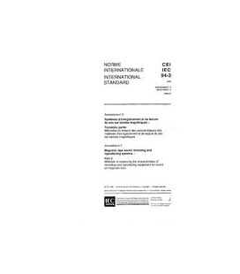 IEC 60094-3 Amd.3 Ed. 1.0 b:1996
