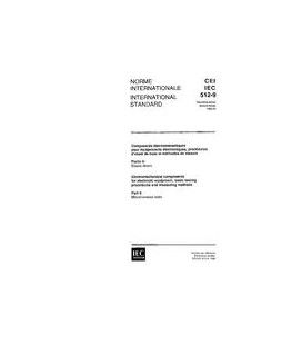 IEC 60512-9 Ed. 2.0 b:1992