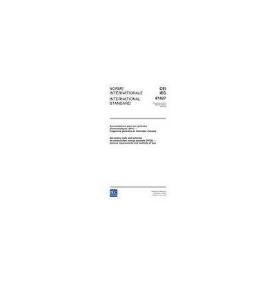 IEC 61427 Ed. 2.0 b:2005