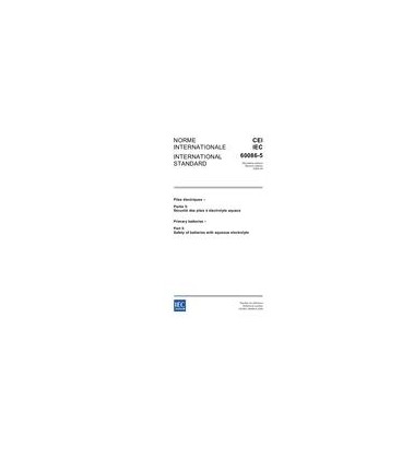 IEC 60086-5 Ed. 2.0 b:2005