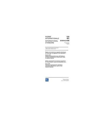 IEC 61010-2-040 Ed. 1.0 b:2005