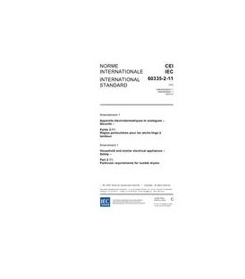 IEC 60335-2-11 Amd.1 Ed. 6.0 b:2005