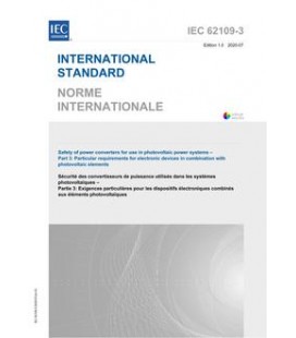 IEC 62109-3 Ed. 1.0 b:2020