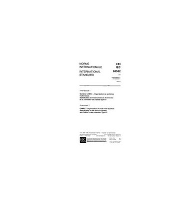 IEC 60552 Amd.1 Ed. 1.0 b:1984