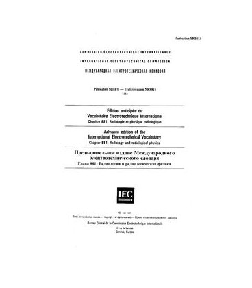 IEC 60050-881 Ed. 1.0 t:1983