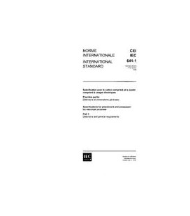IEC 60641-1 Ed. 1.0 b:1979