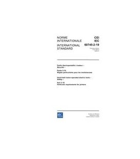 IEC 60745-2-19 Ed. 1.0 b:2005