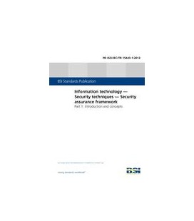 BS PD ISO/IEC TR 15443-1:2012