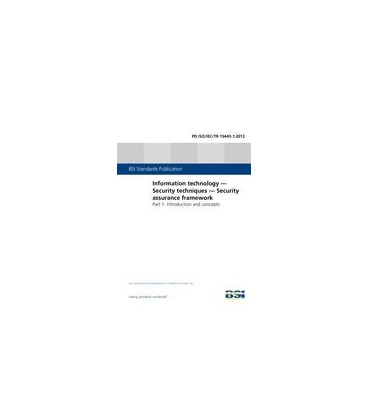 BS PD ISO/IEC TR 15443-1:2012