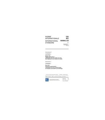 IEC 60598-2-25 Amd.1 Ed. 1.0 b:2004