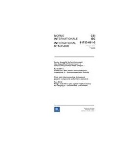 IEC 61753-061-3 Ed. 1.0 b:2004
