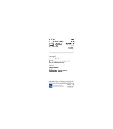 IEC 60404-8-1 Amd.1 Ed. 2.0 b:2004