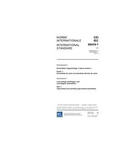 IEC 60439-1 Amd.1 Ed. 4.0 b:2004