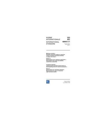 IEC 60893-3-1 Ed. 2.0 b:2003