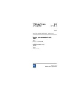 IEC 60745-1 Ed. 3.2 en:2003
