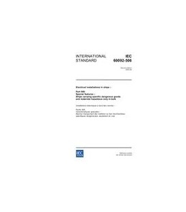 IEC 60092-506 Ed. 2.0 en:2003