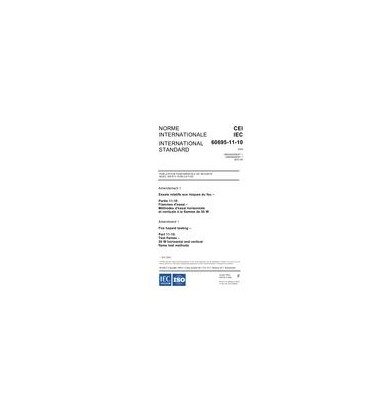 IEC 60695-11-10 Amd.1 Ed. 1.0 b:2003