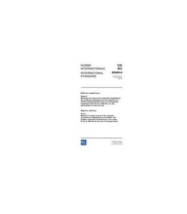 IEC 60404-6 Ed. 2.0 b:2003
