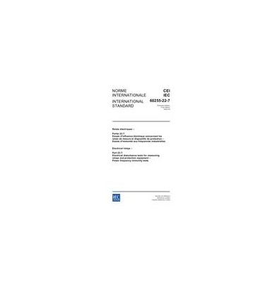 IEC 60255-22-7 Ed. 1.0 b:2003