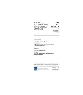 IEC 61058-2-4 Amd.1 Ed. 1.0 b:2003