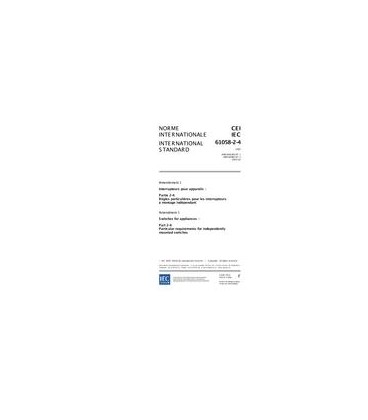 IEC 61058-2-4 Amd.1 Ed. 1.0 b:2003