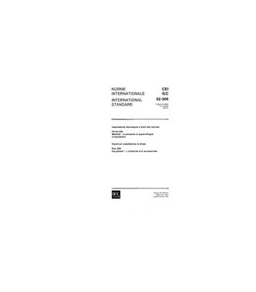 IEC 60092-306 Ed. 3.0 b:1980