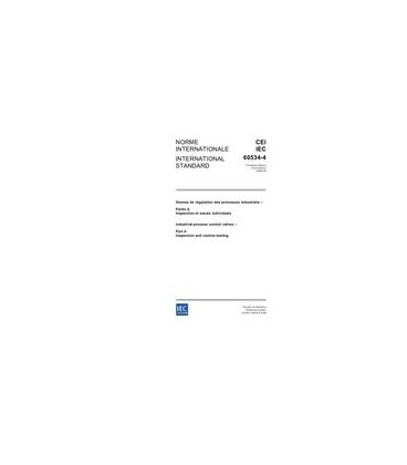 IEC 60534-4 Ed. 3.0 b:2006