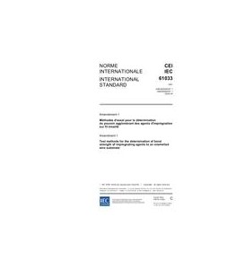 IEC 61033 Amd.1 Ed. 1.0 b:2006
