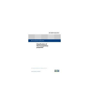BS PD CEN/TR 16422:2012
