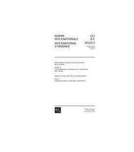 IEC 60122-3 Ed. 3.0 b:2001