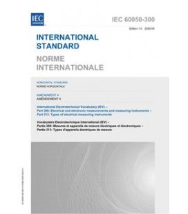 IEC 60050-300 Amd.4 Ed. 1.0 b:2020