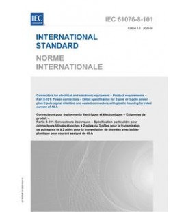 IEC 61076-8-101 Ed. 1.0 b:2020