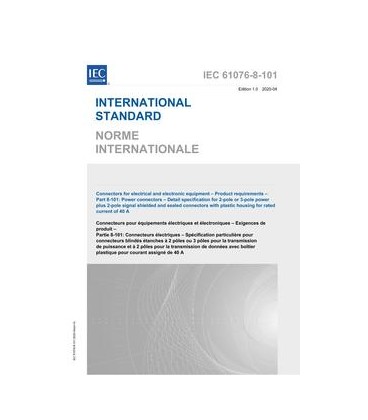 IEC 61076-8-101 Ed. 1.0 b:2020