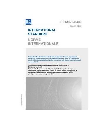 IEC 61076-8-100 Ed. 1.0 b:2020