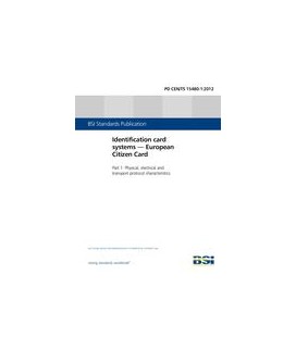 BS PD CEN/TS 15480-1:2012