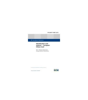 BS PD CEN/TS 15480-1:2012