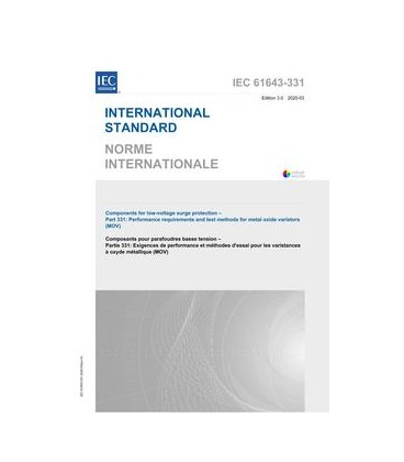 IEC 61643-331 Ed. 3.0 b:2020