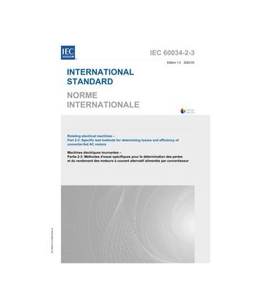 IEC 60034-2-3 Ed. 1.0 b:2020