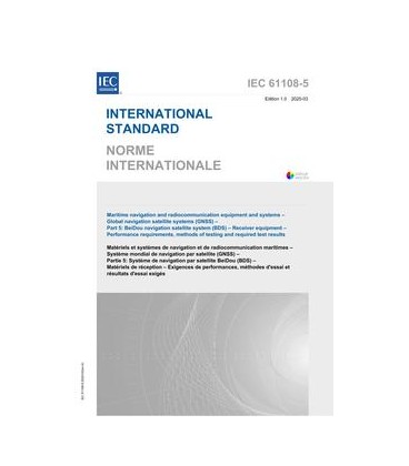 IEC 61108-5 Ed. 1.0 b:2020