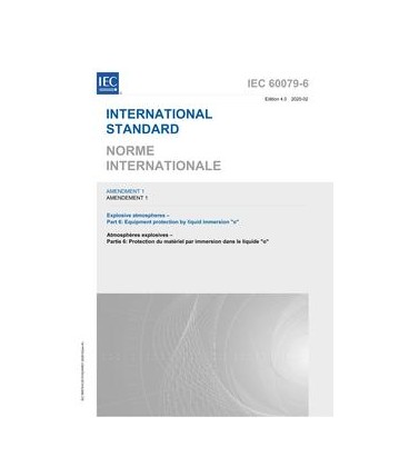 IEC 60079-6 Amd.1 Ed. 4.0 b:2020