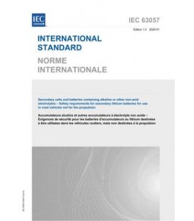 IEC 63057 Ed. 1.0 b:2020