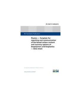 BS PD CEN/TS 16398:2012