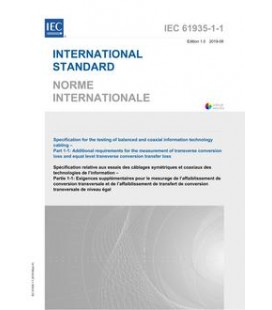 IEC 61935-1-1 Ed. 1.0 b:2019