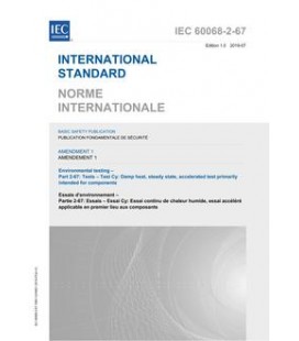 IEC 60068-2-67 Amd.1 Ed. 1.0 b:2019