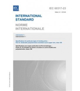 IEC 60317-23 Amd.1 Ed. 3.0 b:2019