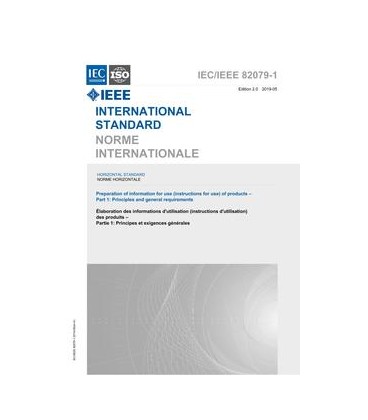 IEC /IEEE 82079-1 Ed. 2.0 b:2019