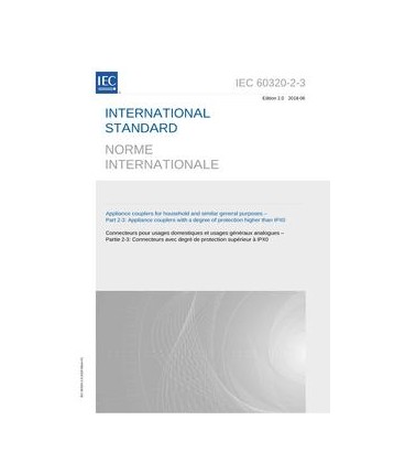 IEC 60320-2-3 Ed. 2.0 b:2018