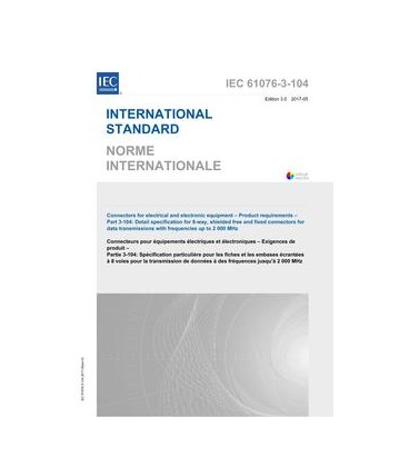 IEC 61076-3-104 Ed. 3.0 b:2017