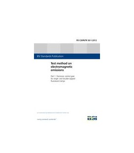 BS PD CISPR/TR 30-1:2012