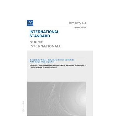 IEC 60749-6 Ed. 2.0 b:2017